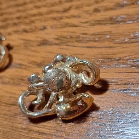 Coro Crystal Clip Earrings - Picture 2 of 4